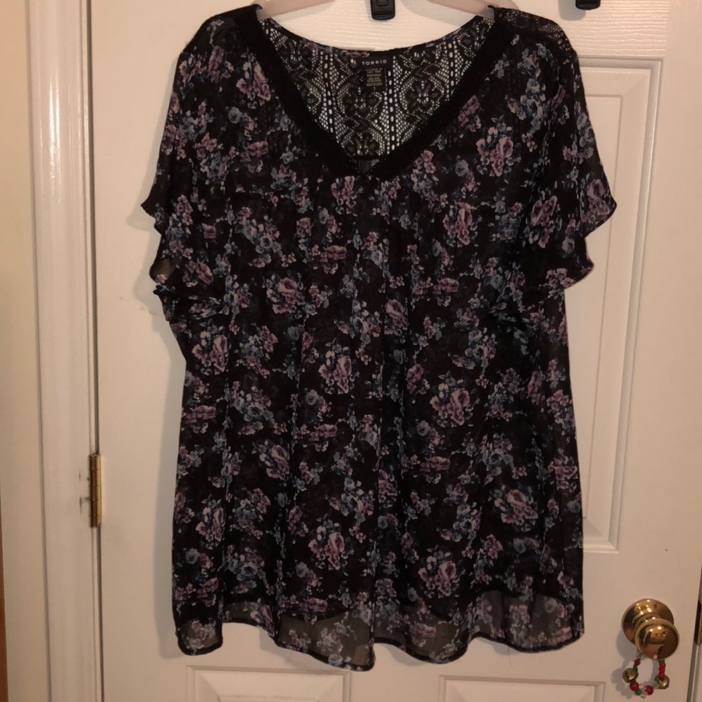 Torrid sheer shirt